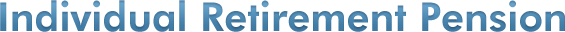 individual retirement pension